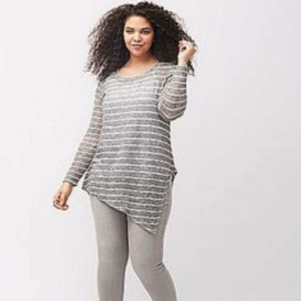 Lane Bryant asymmetrical lightweight sparkle 14/16